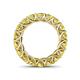5 - Lucida 4.00 mm Round Yellow Sapphire U Prong Eternity Band 