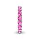 6 - Lucida 4.00 mm Round Pink Sapphire U Prong Eternity Band 