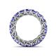 5 - Lucida 4.00 mm Round Tanzanite U Prong Eternity Band 