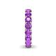 6 - Lucida 4.00 mm Round Amethyst U Prong Eternity Band 