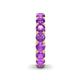 6 - Lucida 4.00 mm Round Amethyst U Prong Eternity Band 