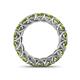 5 - Lucida 4.00 mm Round Peridot U Prong Eternity Band 
