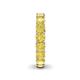 6 - Lucida 4.00 mm Round Yellow Sapphire U Prong Eternity Band 