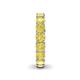 6 - Lucida 4.00 mm Round Yellow Sapphire U Prong Eternity Band 