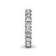 6 - Lucida 4.00 mm Round Diamond U Prong Eternity Band 