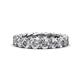 1 - Lucida 4.00 mm Round Lab Grown Diamond U Prong Eternity Band 