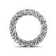 5 - Lucida 4.00 mm Round Lab Grown Diamond U Prong Eternity Band 