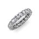 4 - Lucida 4.20 mm Round Lab Grown Diamond U Prong Eternity Band 
