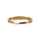 3 - Aqilia 2.00 mm Princess Cut Citrine 13 Stone Wedding Band 