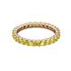 3 - Joyce 2.70 mm Round Yellow Sapphire Eternity Band 