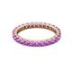 3 - Joyce 2.70 mm Round Amethyst Eternity Band 