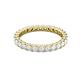 3 - Joyce 2.70 mm Round White Sapphire Eternity Band 