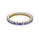 3 - Joyce 2.70 mm Round Tanzanite Eternity Band 