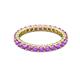 3 - Joyce 2.70 mm Round Amethyst Eternity Band 