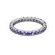 3 - Joyce 2.70 mm Round Iolite Eternity Band 