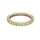 3 - Joyce 2.70 mm Round Peridot Eternity Band 
