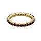 3 - Joyce 2.70 mm Round Red Garnet Eternity Band 