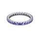 3 - Joyce 2.70 mm Round Tanzanite Eternity Band 