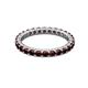 3 - Joyce 2.70 mm Round Red Garnet Eternity Band 