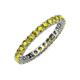 4 - Joyce 2.70 mm Round Yellow Diamond Eternity Band 