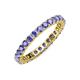 4 - Joyce 2.70 mm Round Tanzanite Eternity Band 