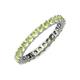 4 - Joyce 2.70 mm Round Peridot Eternity Band 