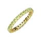 4 - Joyce 2.70 mm Round Peridot Eternity Band 