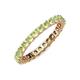 4 - Joyce 2.70 mm Round Peridot Eternity Band 