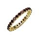4 - Joyce 2.70 mm Round Red Garnet Eternity Band 