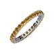4 - Joyce 2.70 mm Round Citrine Eternity Band 
