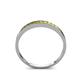 5 - Aqilia 2.00 mm Princess Cut Yellow Sapphire 13 Stone Wedding Band 