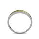 5 - Aqilia 2.00 mm Princess Cut Yellow Diamond 13 Stone Wedding Band 