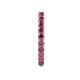 6 - Joyce 2.70 mm Round Rhodolite Garnet Eternity Band 
