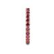 6 - Joyce 2.70 mm Round Rhodolite Garnet Eternity Band 