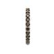 6 - Joyce 2.70 mm Round Smoky Quartz Eternity Band 