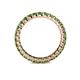 5 - Joyce 2.70 mm Round Green Garnet Eternity Band 