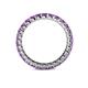 5 - Joyce 2.70 mm Round Amethyst Eternity Band 