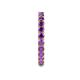 6 - Joyce 2.70 mm Round Amethyst Eternity Band 