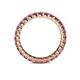 5 - Joyce 2.70 mm Round Pink Tourmaline Eternity Band 