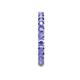6 - Joyce 2.70 mm Round Tanzanite Eternity Band 