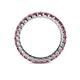 5 - Joyce 2.70 mm Round Pink Tourmaline Eternity Band 