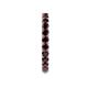 6 - Joyce 2.70 mm Round Red Garnet Eternity Band 