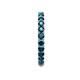 6 - Joyce 2.70 mm Round Blue Diamond Eternity Band 