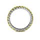 5 - Joyce 2.70 mm Round Yellow Diamond Eternity Band 