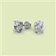 2 - Alina 1.60 ctw Oval Cut GIA Certified Diamond (7x5mm) Solitaire Stud Earrings 