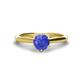 1 - Maxine 6.50 mm Round Tanzanite Solitaire Engagement Ring 