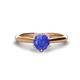 1 - Maxine 6.50 mm Round Tanzanite Solitaire Engagement Ring 