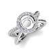 3 - Austyn Desire Round Shape Semi Mount Twisted Rope Cross Split Shank Halo Engagement Ring 