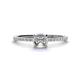 1 - Hannah Semi Mount Hidden Halo Engagement Ring 
