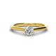 1 - Maxine Semi Mount Solitaire Engagement Ring 